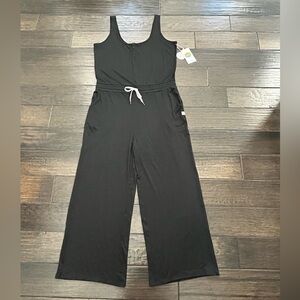 Vuori Black Heather Falls Jumpsuit